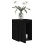 Armario de pared de madera maciza de pino negro 30x30x40 cm de vidaXL, Estantes y estanterías - Ref: Foro24-813483, Precio: 3...