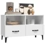Mueble de TV madera contrachapada blanco brillo 80x36x50 cm de vidaXL, Muebles TV - Ref: Foro24-812597, Precio: 59,51 €, Desc...