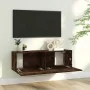 Mueble de TV madera contrachapada roble ahumado 100x30x30 cm de vidaXL, Muebles TV - Ref: Foro24-815096, Precio: 42,31 €, Des...