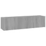 Mueble pared TV madera contrachapada gris Sonoma 120x30x30 cm de vidaXL, Muebles TV - Ref: Foro24-815100, Precio: 53,65 €, De...