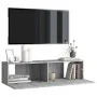 Mueble pared TV madera contrachapada gris Sonoma 120x30x30 cm de vidaXL, Muebles TV - Ref: Foro24-815100, Precio: 53,65 €, De...