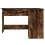 Escritorio esquina madera contrachapada roble humo 120x140x75cm de vidaXL, Escritorios - Ref: Foro24-815384, Precio: 89,89 €,...