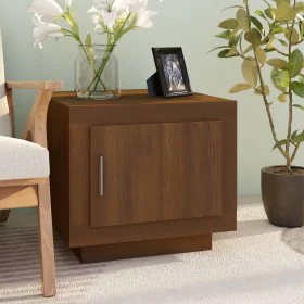 Brown oak plywood coffee table 51x50x45 cm by vidaXL, Coffee table - Ref: Foro24-817230, Price: 43,29 €, Discount: %