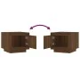Mesa de centro madera contrachapada roble marrón 51x50x45 cm de vidaXL, Mesas de centro - Ref: Foro24-817230, Precio: 43,29 €...