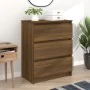 Aparador de madera contrachapada roble marrón 60x35x76 cm de vidaXL, Aparadores - Ref: Foro24-815512, Precio: 80,08 €, Descue...
