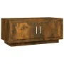 Mesa de centro madera de ingeniería roble ahumado 102x50x45 cm de vidaXL, Mesas de centro - Ref: Foro24-817231, Precio: 65,26...