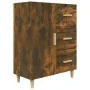 Aparador de madera de ingeniería roble ahumado 69,5x34x90 cm de vidaXL, Aparadores - Ref: Foro24-817351, Precio: 66,66 €, Des...