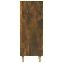 Aparador de madera de ingeniería roble ahumado 69,5x34x90 cm de vidaXL, Aparadores - Ref: Foro24-817351, Precio: 66,66 €, Des...