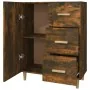 Aparador de madera de ingeniería roble ahumado 69,5x34x90 cm de vidaXL, Aparadores - Ref: Foro24-817351, Precio: 66,66 €, Des...