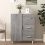 Aparador de madera de ingeniería gris Sonoma 69,5x34x90 cm de vidaXL, Aparadores - Ref: Foro24-817352, Precio: 77,39 €, Descu...