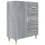 Aparador de madera de ingeniería gris Sonoma 69,5x34x90 cm de vidaXL, Aparadores - Ref: Foro24-817352, Precio: 77,39 €, Descu...
