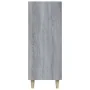 Aparador de madera de ingeniería gris Sonoma 69,5x34x90 cm de vidaXL, Aparadores - Ref: Foro24-817352, Precio: 77,39 €, Descu...
