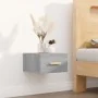 Wall bedside tables 2 pcs Sonoma gray color 35x35x20 cm by vidaXL, Nightstands - Ref: Foro24-817576, Price: 33,88 €, Discount: %