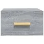 Mesitas de noche de pared 2 uds color gris Sonoma 35x35x20 cm de vidaXL, Mesitas de noche - Ref: Foro24-817576, Precio: 33,88...