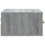 Wall bedside tables 2 pcs Sonoma gray color 35x35x20 cm by vidaXL, Nightstands - Ref: Foro24-817576, Price: 33,88 €, Discount: %