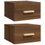 Wand-Nachttische 2 Stück braune Eichenfarbe 35x35x20 cm von vidaXL, Nachttische - Ref: Foro24-817578, Preis: 41,71 €, Rabatt: %