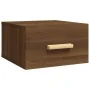 Wand-Nachttische 2 Stück braune Eichenfarbe 35x35x20 cm von vidaXL, Nachttische - Ref: Foro24-817578, Preis: 41,71 €, Rabatt: %