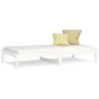 Schlafsofa aus massivem weißem Kiefernholz, 90 x 200 cm von vidaXL, Betten und Lattenroste - Ref: Foro24-820413, Preis: 86,49...
