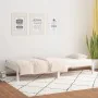Sofá cama madera maciza de pino blanco 90x200 cm de vidaXL, Camas y somieres - Ref: Foro24-820413, Precio: 86,49 €, Descuento: %