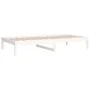 Schlafsofa aus massivem weißem Kiefernholz, 90 x 200 cm von vidaXL, Betten und Lattenroste - Ref: Foro24-820413, Preis: 86,49...