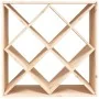 Solid pine wood wine rack 62x25x62 cm by vidaXL, Wine and liquor cabinets - Ref: Foro24-821542, Price: 61,70 €, Discount: %