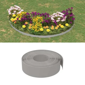 Borduras de jardín 3 uds polietileno gris 10 m 15 cm de vidaXL, Ribetes y bordes para jardín - Ref: Foro24-3155441, Precio: 8...
