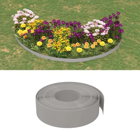Gartenkanten 3 Stk. Polyethylen grau 10 m 15 cm von vidaXL, Garteneinfassung und Einfassung - Ref: Foro24-3155441, Preis: 80,...
