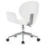 Silla de oficina giratoria de cuero sintético blanco de vidaXL, Sillas de oficina - Ref: Foro24-3054825, Precio: 144,47 €, De...