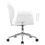 Silla de oficina giratoria de cuero sintético blanco de vidaXL, Sillas de oficina - Ref: Foro24-3054825, Precio: 144,47 €, De...
