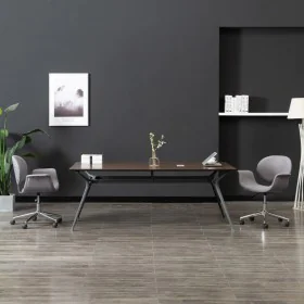 Silla de oficina giratoria de tela gris de vidaXL, Sillas de oficina - Ref: Foro24-3054828, Precio: 143,07 €, Descuento: %