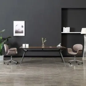 Silla de oficina giratoria de tela gris taupe de vidaXL, Sillas de oficina - Ref: Foro24-3054829, Precio: 150,19 €, Descuento: %