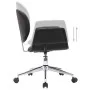 Sillas de comedor giratorias 2 unidades cuero sintético negro de vidaXL, Sillas de comedor - Ref: Foro24-3054854, Precio: 241...