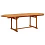 Juego de comedor para jardín 7 piezas madera maciza de acacia de vidaXL, Conjuntos de jardín - Ref: Foro24-3079639, Precio: 6...