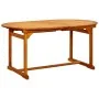 Juego de comedor para jardín 7 piezas madera maciza de acacia de vidaXL, Conjuntos de jardín - Ref: Foro24-3079639, Precio: 6...