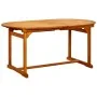 Juego de comedor para jardín 9 piezas madera maciza de acacia de vidaXL, Conjuntos de jardín - Ref: Foro24-3079640, Precio: 8...