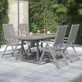 Juego de comedor de jardín 5 piezas madera maciza de acacia de vidaXL, Conjuntos de jardín - Ref: Foro24-3079653, Precio: 402...