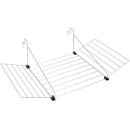 Tomado Tendedero colgante Tilburg plateado 12 m de Tomado, Tendederos y perchas - Ref: Foro24-430395, Precio: 42,58 €, Descue...