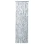 Cortina mosquitera de chenilla blanca y gris 90x200 cm de vidaXL, Mosquiteras para ventanas - Ref: Foro24-315133, Precio: 58,...