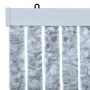 Cortina mosquitera de chenilla blanca y gris 90x200 cm de vidaXL, Mosquiteras para ventanas - Ref: Foro24-315133, Precio: 58,...