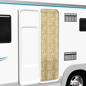 Cortina mosquitera beige chenilla 56x200 cm de vidaXL, Mosquiteras para ventanas - Ref: Foro24-315135, Precio: 36,48 €, Descu...