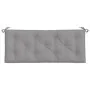 Cojines de banco de jardín 2 uds tela Oxford gris 120x50x7 cm de vidaXL, Cojines para sillas y sofás - Ref: Foro24-315005, Pr...