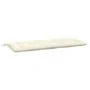 Cojines de banco de jardín 2 uds blanco crema 120x50x7 cm de vidaXL, Cojines para sillas y sofás - Ref: Foro24-315006, Precio...