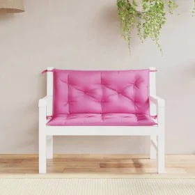 Cojines para banco de jardín 2 uds tela rosa 100x50x7 cm de vidaXL, Cojines para sillas y sofás - Ref: Foro24-361676, Precio:...