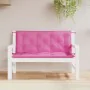 Cojines para banco de jardín 2 uds tela rosa 120x50x7 cm by vidaXL, Cushions for chairs and sofas - Ref: Foro24-361695, Price...