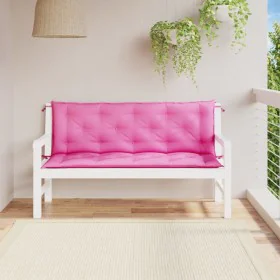 Gartenbankkissen 2 Stück rosa Stoff 150x50x7 cm von vidaXL, Kissen für Stühle und Sofas - Ref: Foro24-361714, Preis: 44,09 €,...