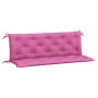Cojines para banco de jardín 2 uds tela rosa 150x50x7 cm de vidaXL, Cojines para sillas y sofás - Ref: Foro24-361714, Precio:...