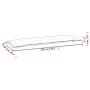 Cojines para banco de jardín 2 uds tela rosa 150x50x7 cm de vidaXL, Cojines para sillas y sofás - Ref: Foro24-361714, Precio:...