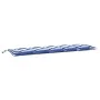 Cojines banco de jardín 2 uds tela Oxford azul y blanco a rayas de vidaXL, Cojines para sillas y sofás - Ref: Foro24-361728, ...
