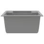 Fregadero de cocina doble seno con rebosadero granito gris de vidaXL, Fregaderos - Ref: Foro24-147086, Precio: 110,63 €, Desc...
