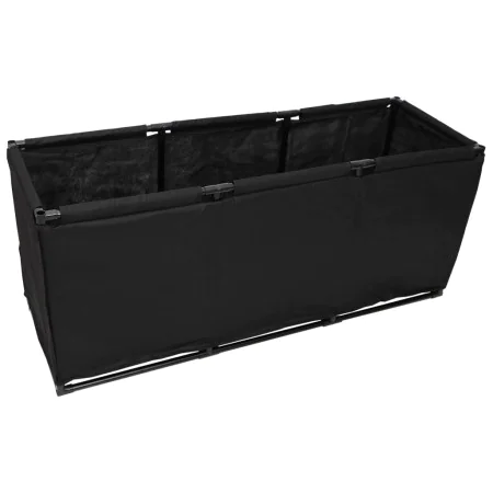 Caja de almacenaje tela negra 105x34,5x45 cm de vidaXL, Baúles de almacenamiento - Ref: Foro24-343148, Precio: 27,79 €, Descu...